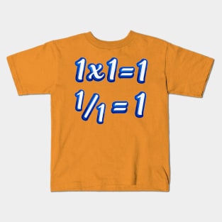 Multiplication and Division Facts of Number 1 Kids T-Shirt